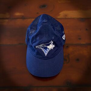 Youth New Era Tronto Blue Jays Trucker Adjustable Back Hat Cap